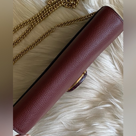 C4203 - Coach Tabby Chain Clutch in Colorblock with Snakeskin Detail - Picture 5 of 13